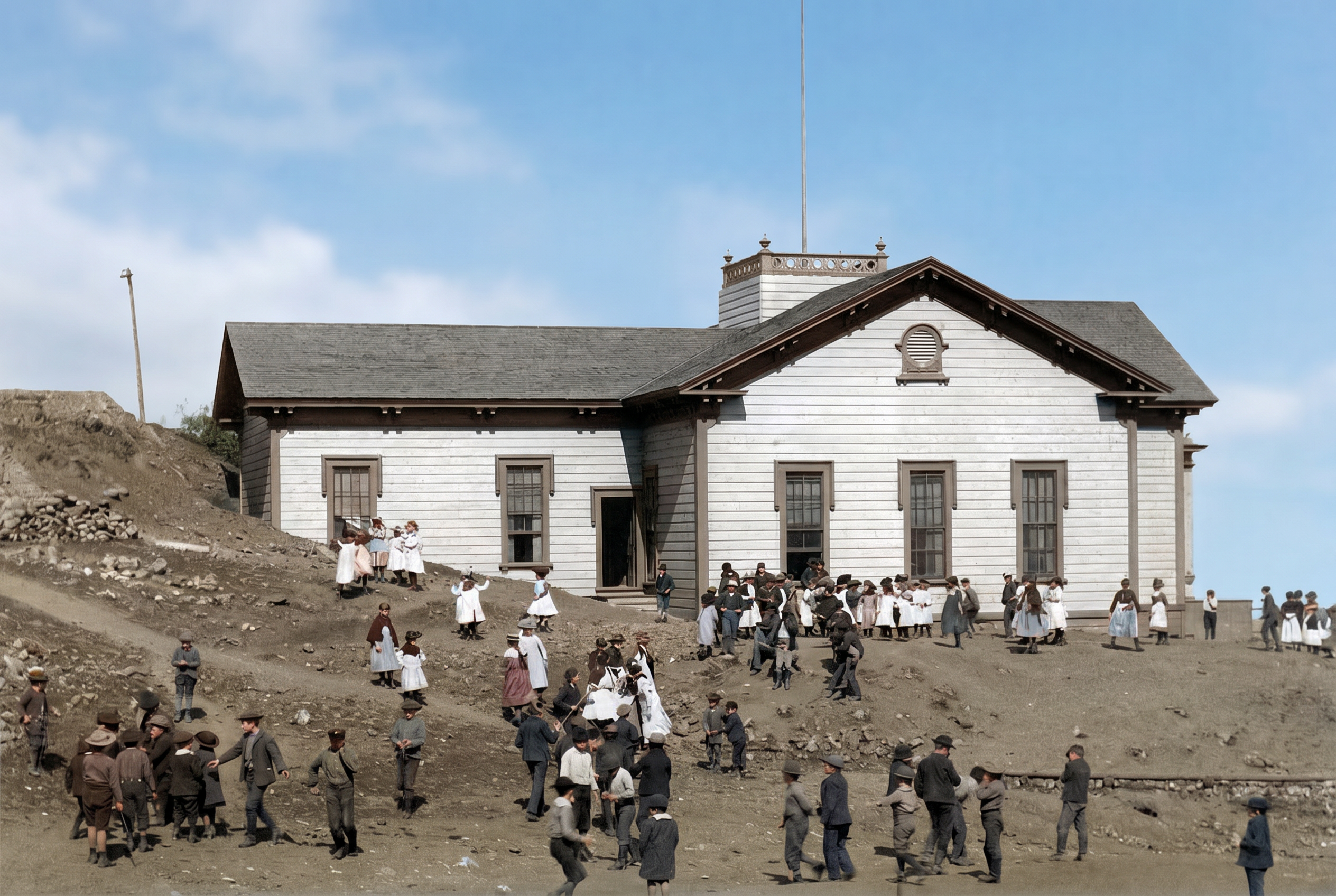 Englishtown Schoolhouse, c. 1864